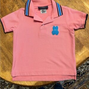 Psycho Bunny Toddler XXS 4 Pink Polo Shirt